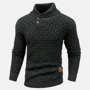 Strickpullover mit Schalkragen für Eleganz