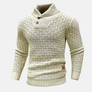 Strickpullover mit Schalkragen für Eleganz