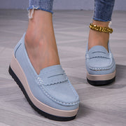StrideLux™ – Bequeme Plateau Loafer für Damen