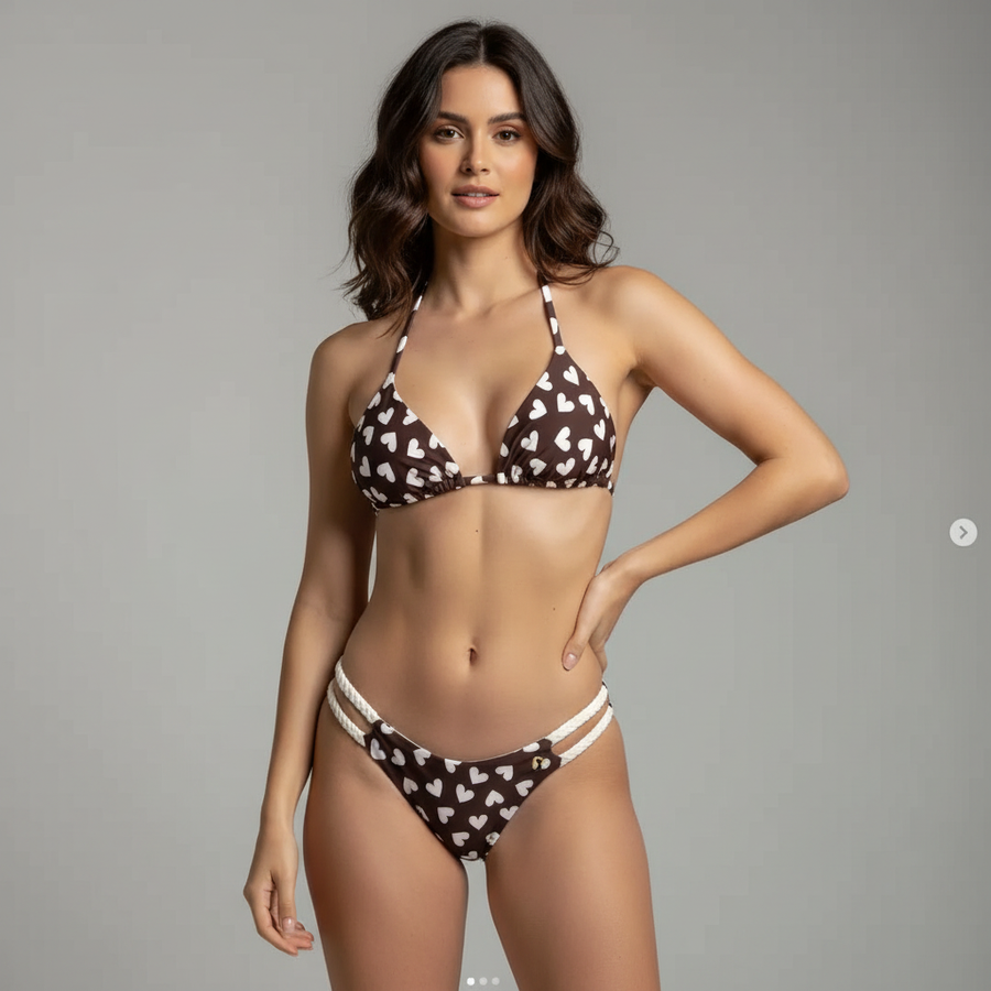 Set bikini con motivo leopardato | Costumi da bagno da donna