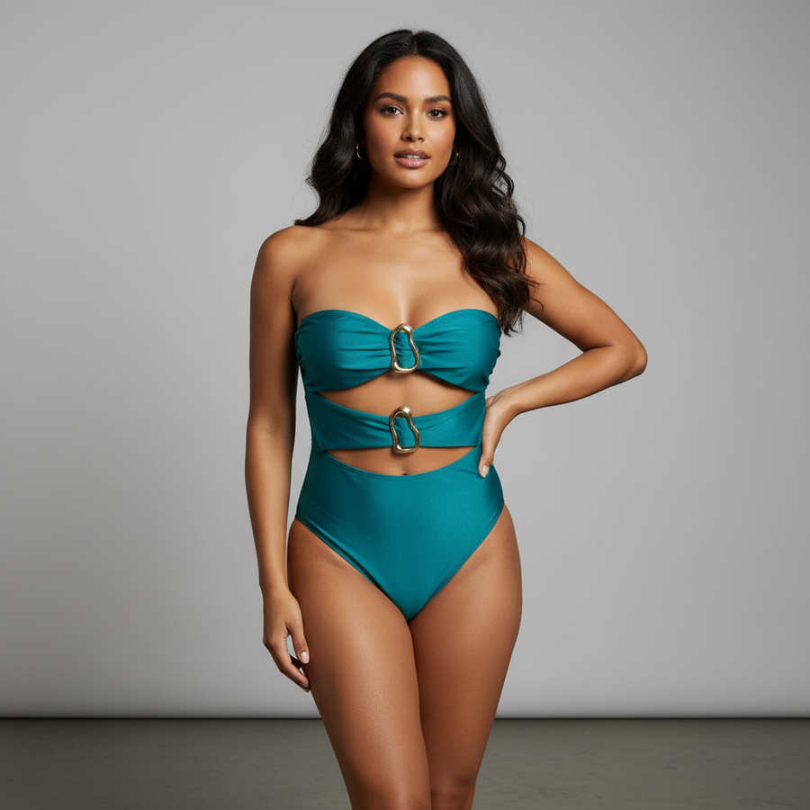 Costume da bagno sexy con cut-out | Costume intero da donna