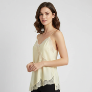 Top slip asimmetrico nero | Camisole da donna