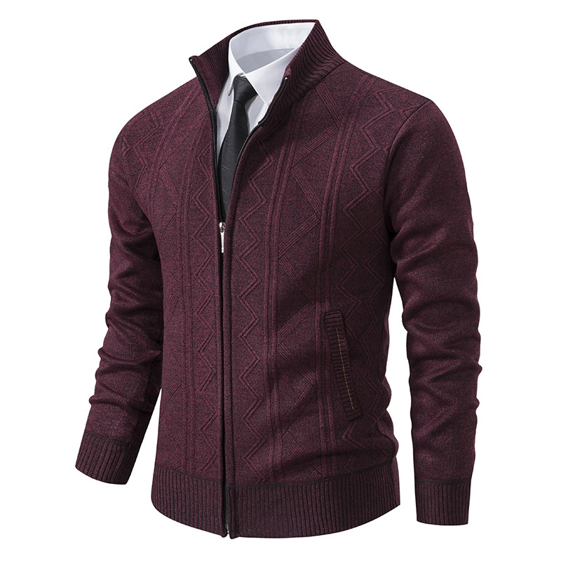 Stylische Strickjacke mit Reißverschluss für Winter