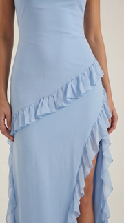 Susan | Abito maxi con volant