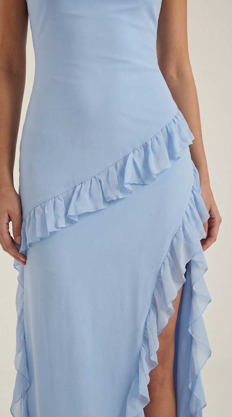 Susan | Abito maxi con volant