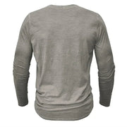 Sweatshirt Herren Henley | Knopfleiste & Langarm-Komfort