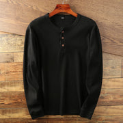Sweatshirt Herren | Henley-Knopfleiste & Lässiger Langarm-Komfort