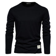 Sweatshirt Herren | Herren Langarmshirt | Rundhals-Form & glatte Front für cleane Layer-Looks