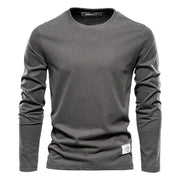 Sweatshirt Herren | Herren Langarmshirt | Rundhals-Form & glatte Front für cleane Layer-Looks