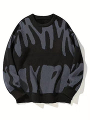 Sweatshirt Herren Rundhals | Warm & Modernes Muster