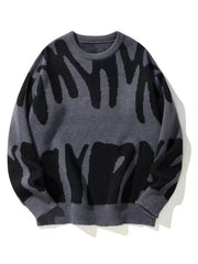 Sweatshirt Herren Rundhals | Warm & Modernes Muster