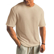 T-Shirt Herren | Struktur-Optik & Atmungsaktiver Komfort