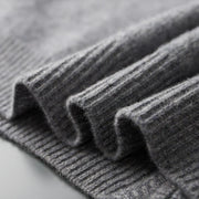 Reißverschluss Strickjacke Für Herren | Minimalistischer Stil Mit Stehkragen