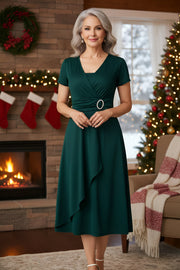 Clara | Zeitloses Midi-Kleid mit elegantem Komfort