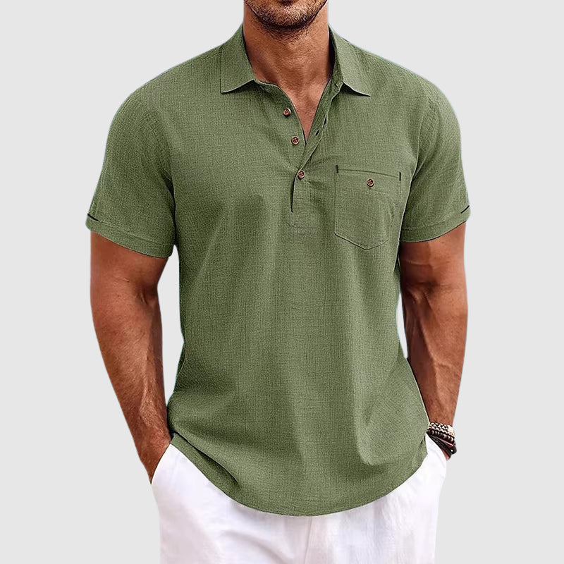 Theodore Willow | Polo in lino