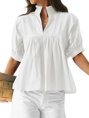 Top Damen | Elegant mit Rüschen & Lässigem Schnitt
