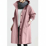Damen Trenchcoat mit Kapuze | Übergangsjacke für jeden Tag