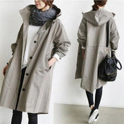 Damen Trenchcoat mit Kapuze | Übergangsjacke für jeden Tag