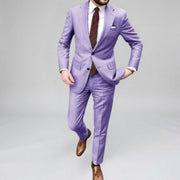 Zweiteiliger Herrenanzug – Blazer und Hose, klassisch-formeller, maßgeschneiderter Stil