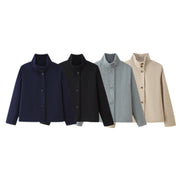 Übergangsjacke Damen | Jacke Damen | Stehkragen für eleganten Schutz