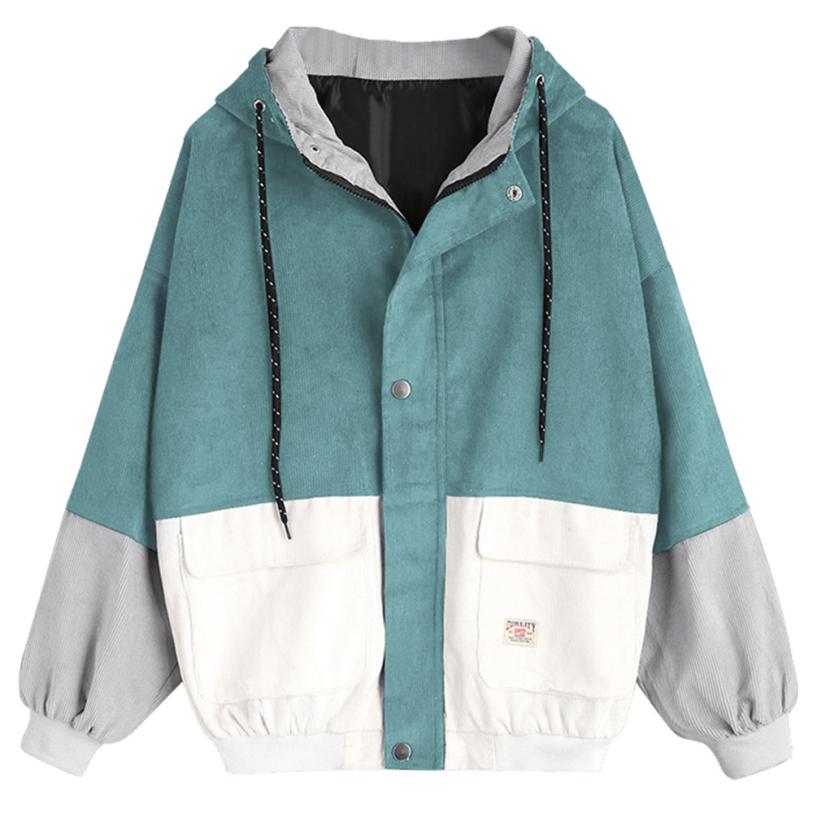 Übergangsjacke Damen | Kapuzenpullover Damen | Elastische Abschlüsse für bessere Wärmeisolation