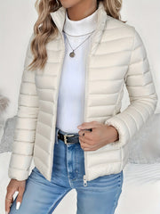 Übergangsjacke Damen | Stehkragen & Leichte Wärme