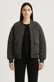 Übergangsjacke Damen | Steppjacke Damen | Druckknöpfe & sichere Pattentaschen