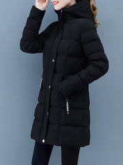 Übergangsjacke Damen | Steppmantel Damen | Kapuze & Windschutz