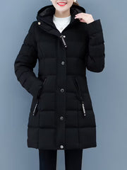 Übergangsjacke Damen | Steppmantel Damen | Kapuze & Windschutz