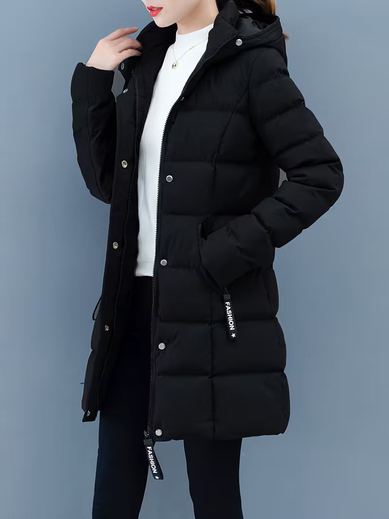 Übergangsjacke Damen | Steppmantel Damen | Kapuze & Windschutz
