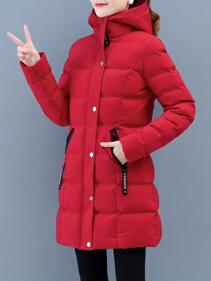 Übergangsjacke Damen | Steppmantel Damen | Kapuze & Windschutz