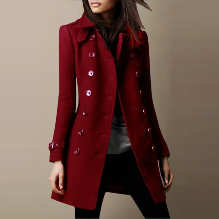 Übergangsjacke Damen | Winterjacke Damen | Doppelreiher für elegante Wärme
