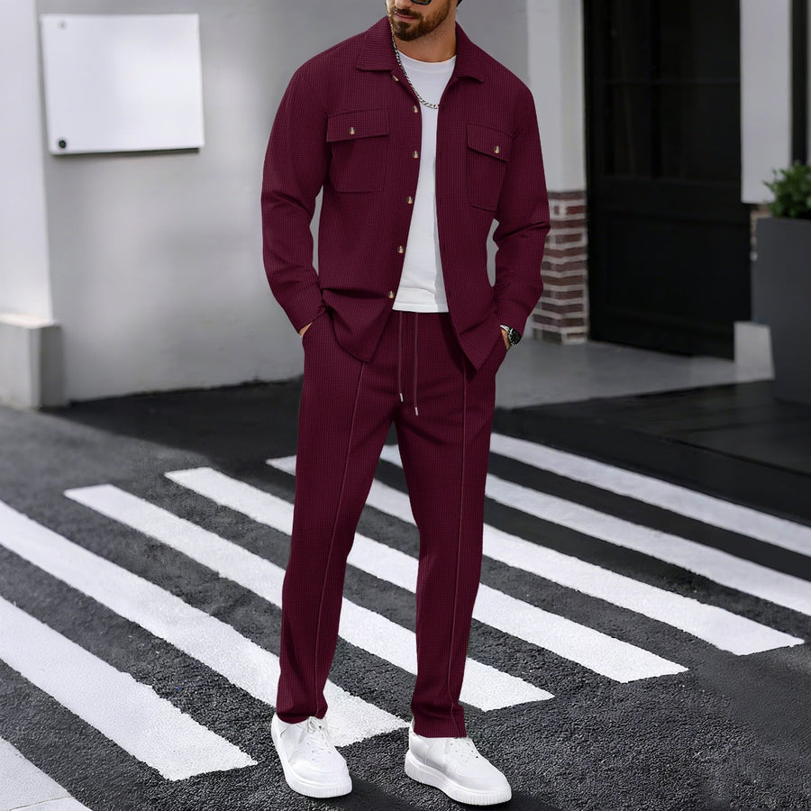 Übergangsjacke Herren | Jacke Herren | 2-teilig & geprägt für klaren Look
