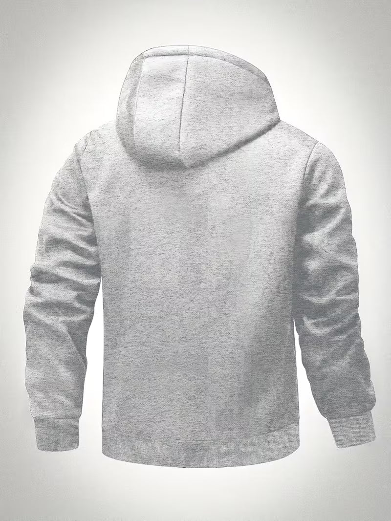Übergangsjacke Herren | Zip Hoodie Herren | Kapuze & Wärmekomfort