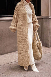 Übergroße Strickjacke für Frauen – Gemütlicher Stil für kalte Tage