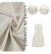 Uli- Damen Freizeitkleid mit praktischen Taschen und Spaghettiträgern