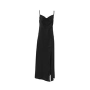 Umni- Damen elegantes Maxikleid mit verführerischem Schlitz