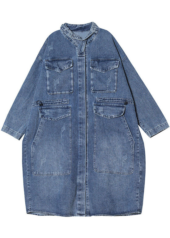 Caroline | Vintage-Denimmantel mit Knöpfen