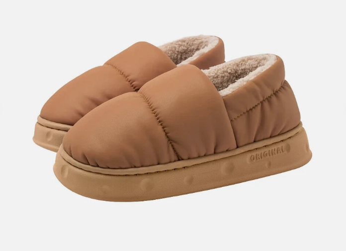 Unisex Hausschuhe Warm Fleece Rutschfest