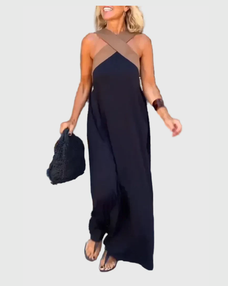 Magdalena | Damen Anmutiges Fließendes Maxikleid – Maxi Kleid Fließend Elegant 2026