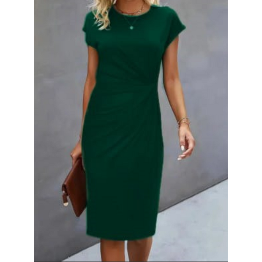 Damen Abendkleid Mit Kurzarm | Midi