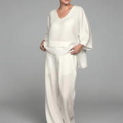Lennie Elegantes Komfort-Zweiteiler-Set | Damen Kleid