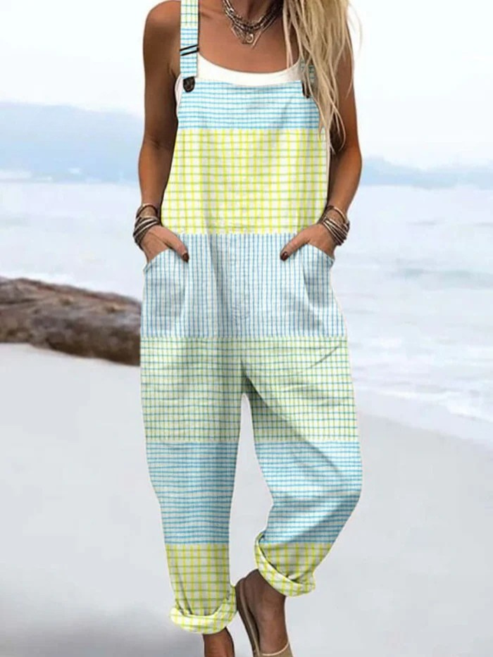 Elly | Künstlerischer Baumwoll-Overall