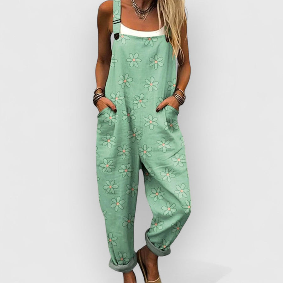 Adaa – Vintage Overall Mit Blumenmuster