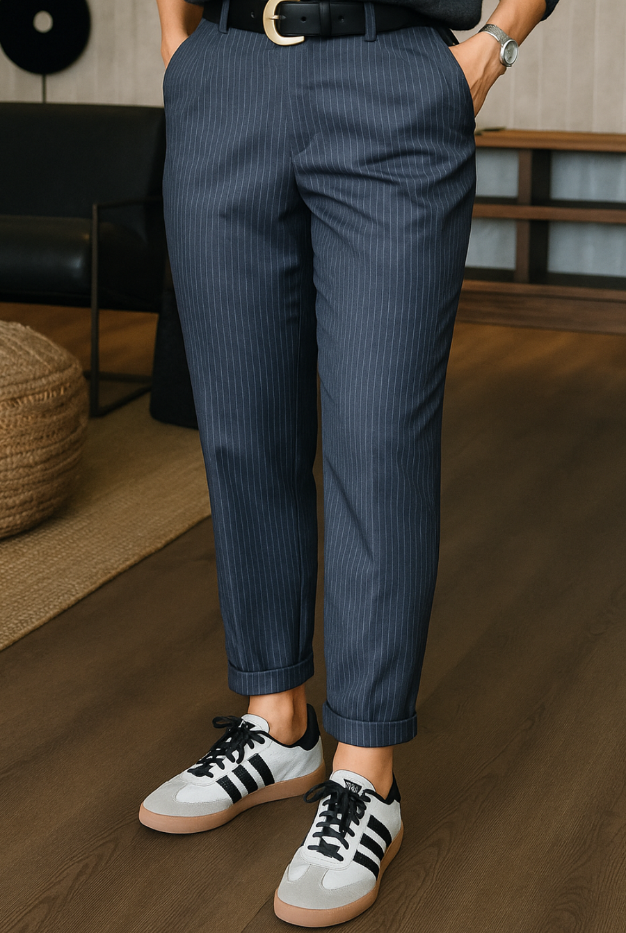 Bjarne™ - Elegante, Figurbetonte Gestreifte Hose