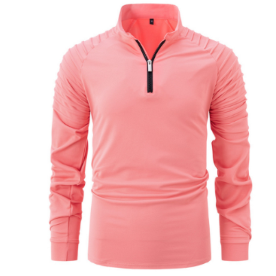 Herren Langarm Halbzip Pullover | Winter