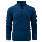 Herren Langarm Halbzip Pullover | Winter