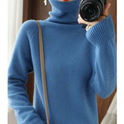 Damen Langärmliger Pullover | Rollkragen