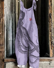Mapula – Eleganter Overall Mit Weitem Bein Und Einzigartigem Gestaltung