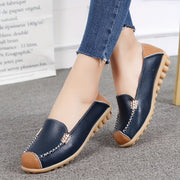 UrbanSleek™ – Elegante Damen Loafer mit Farbkontrast & Komfort-Sohle